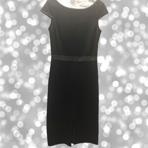 Club Monaco Leather Accent Dress